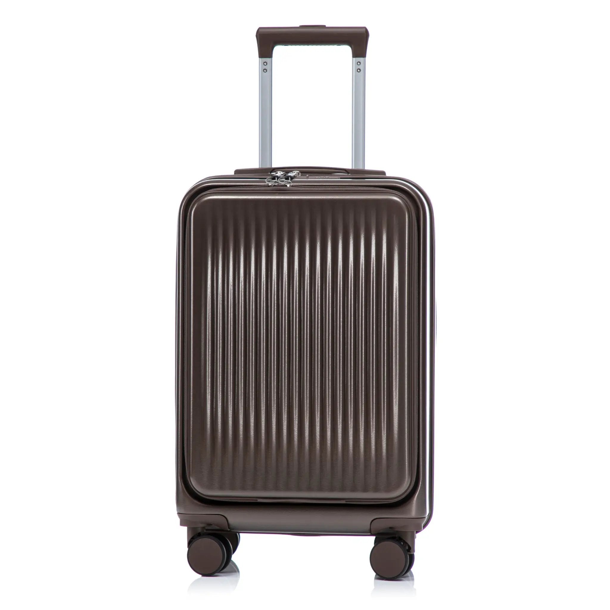 14' & 20' ABS Spinner Wheel Luggage Set with Cosmetic Case by HouseOfZazla