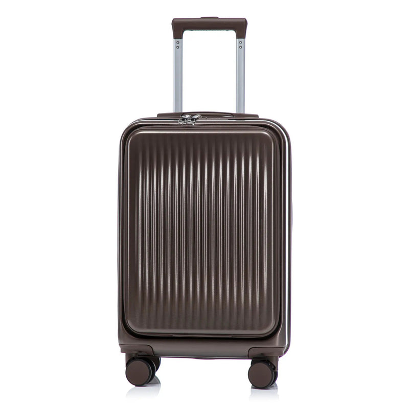 14' & 20' ABS Spinner Wheel Luggage Set with Cosmetic Case by HouseOfZazla