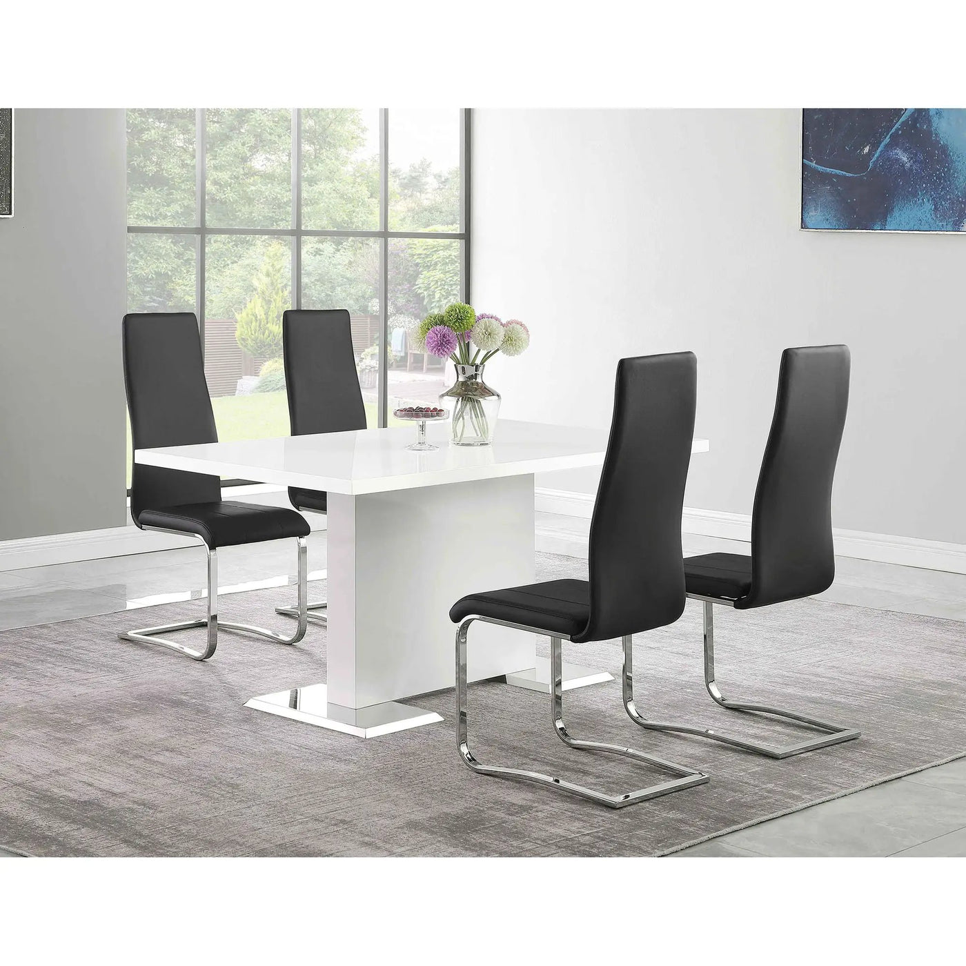 Wenzl - 5 Piece Dining Table Set by HouseOfZazla