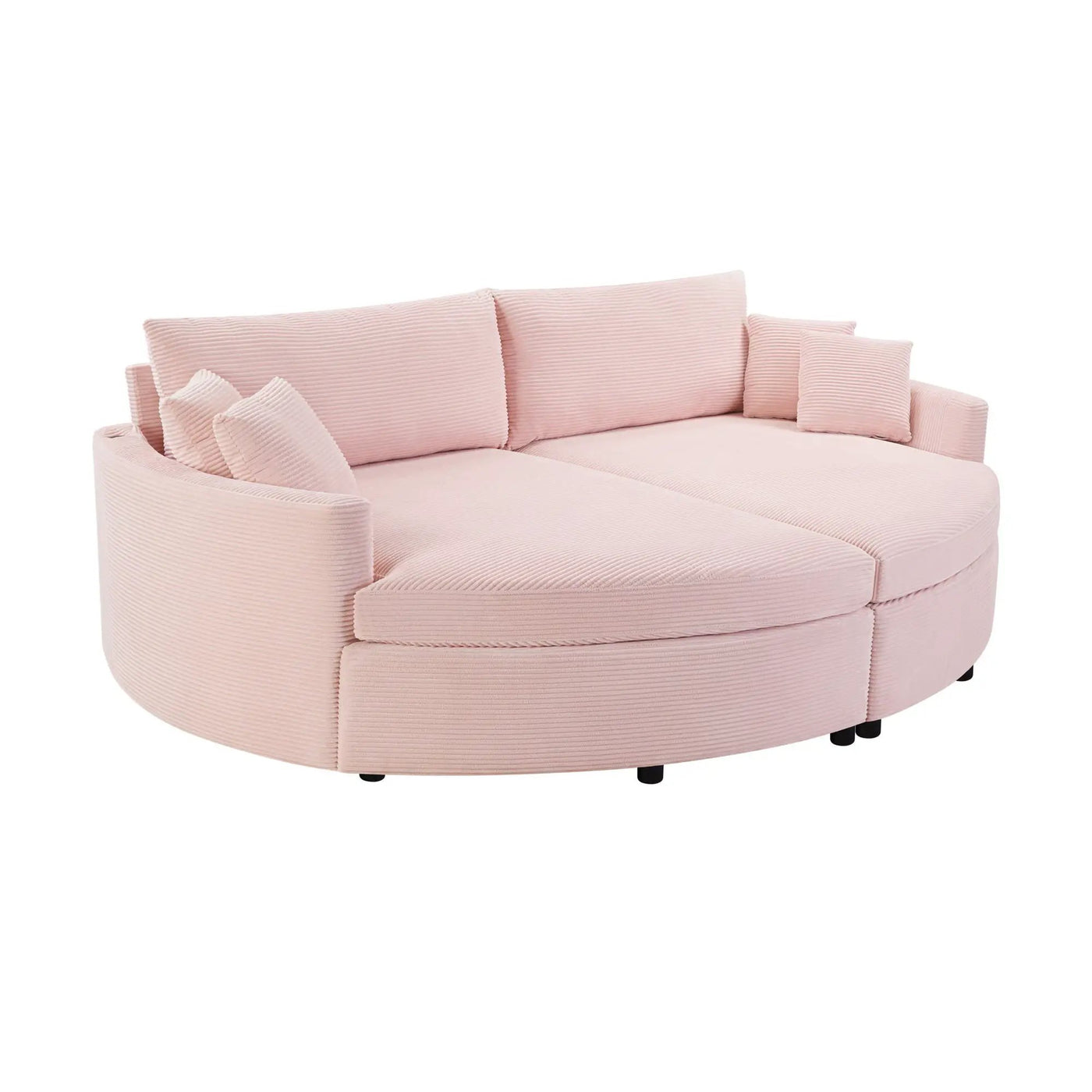 Oversized Double Chaise Lounge Sofa With USB Ports by HouseOfZazla