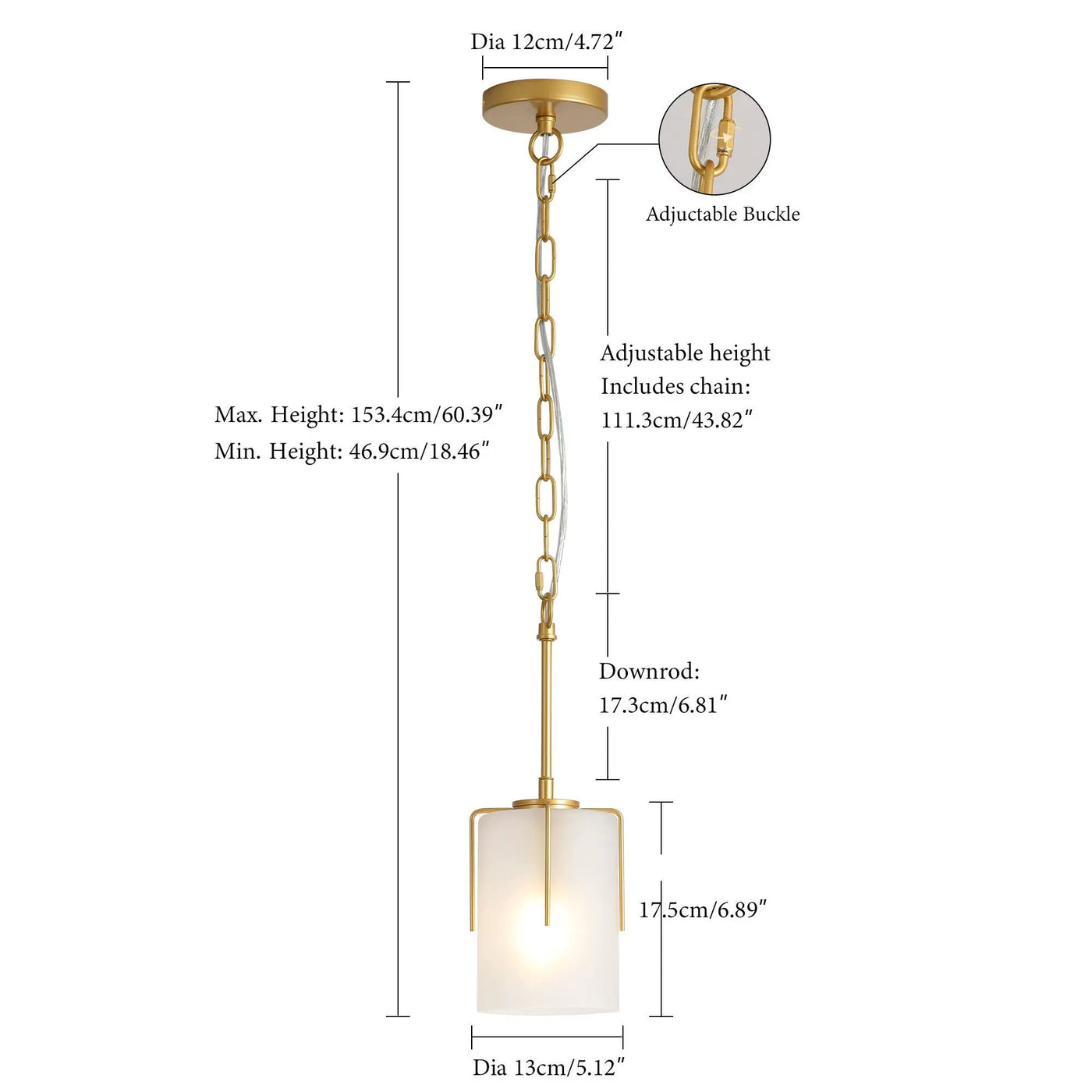Adjustable Cylindrical Pendant Light by HouseOfZazla