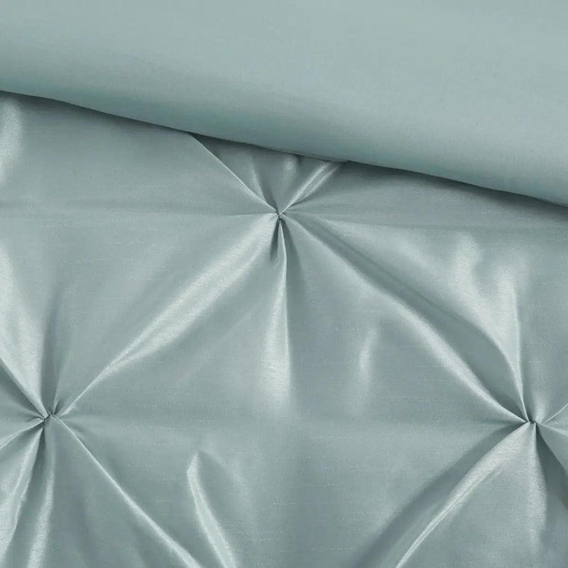 7 Piece Tufted Comforter Set Seafoam California King by HouseOfZazla