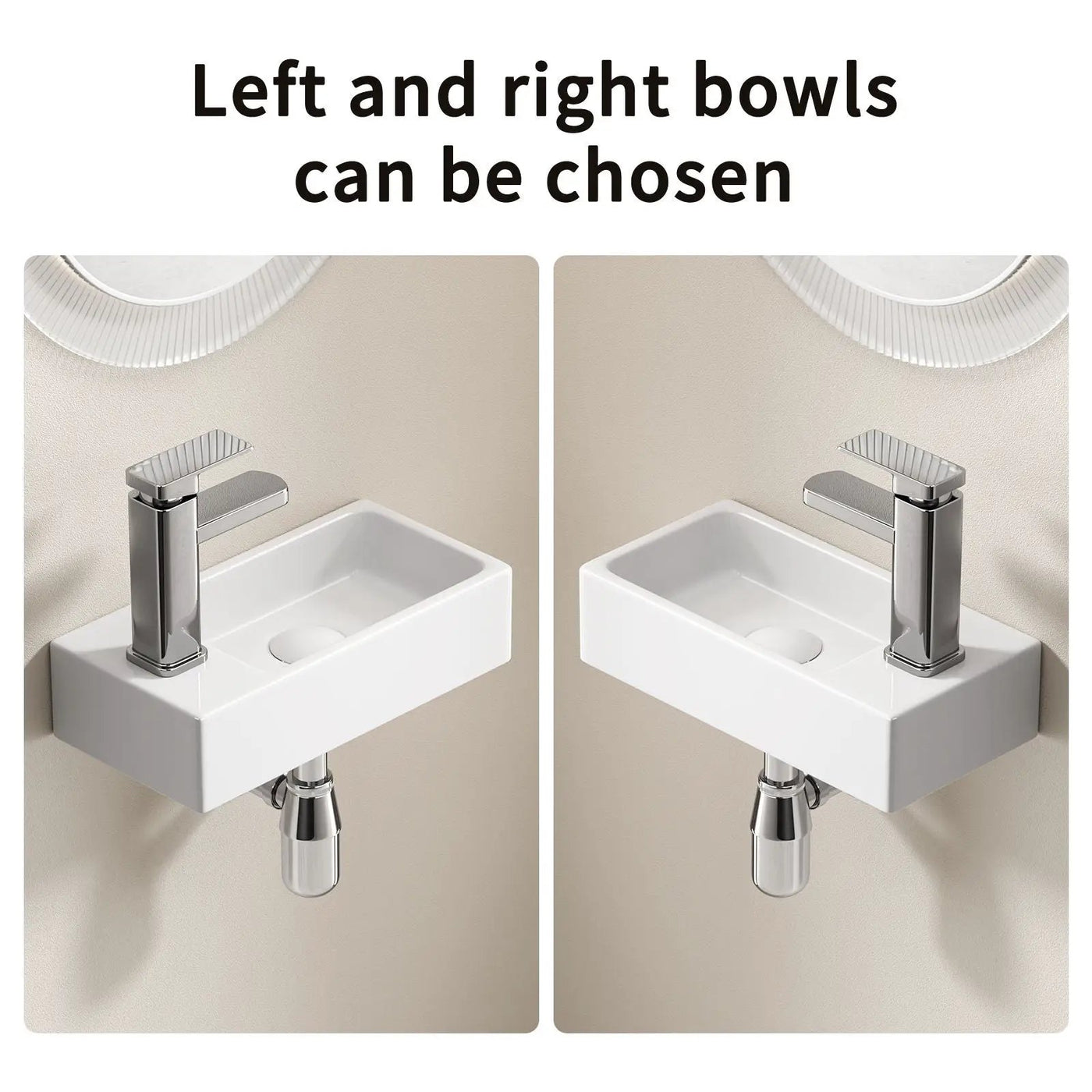 Wall Mounted Bathroom Sink With Faucet And Drain by HouseOfZazla