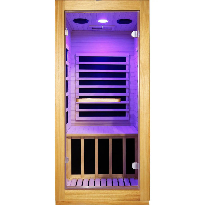 infrared sauna room single room by HouseOfZazla