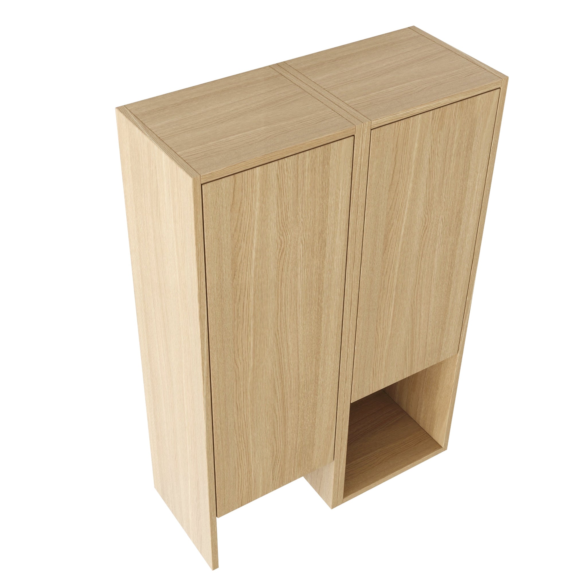 24 Inch Wall-Mounted Side Cabinet Combination by HouseOfZazla