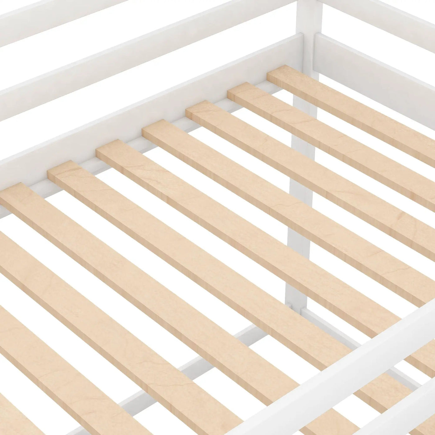 Low Bunk Bed With House Shaped Frame And Ladder by HouseOfZazla