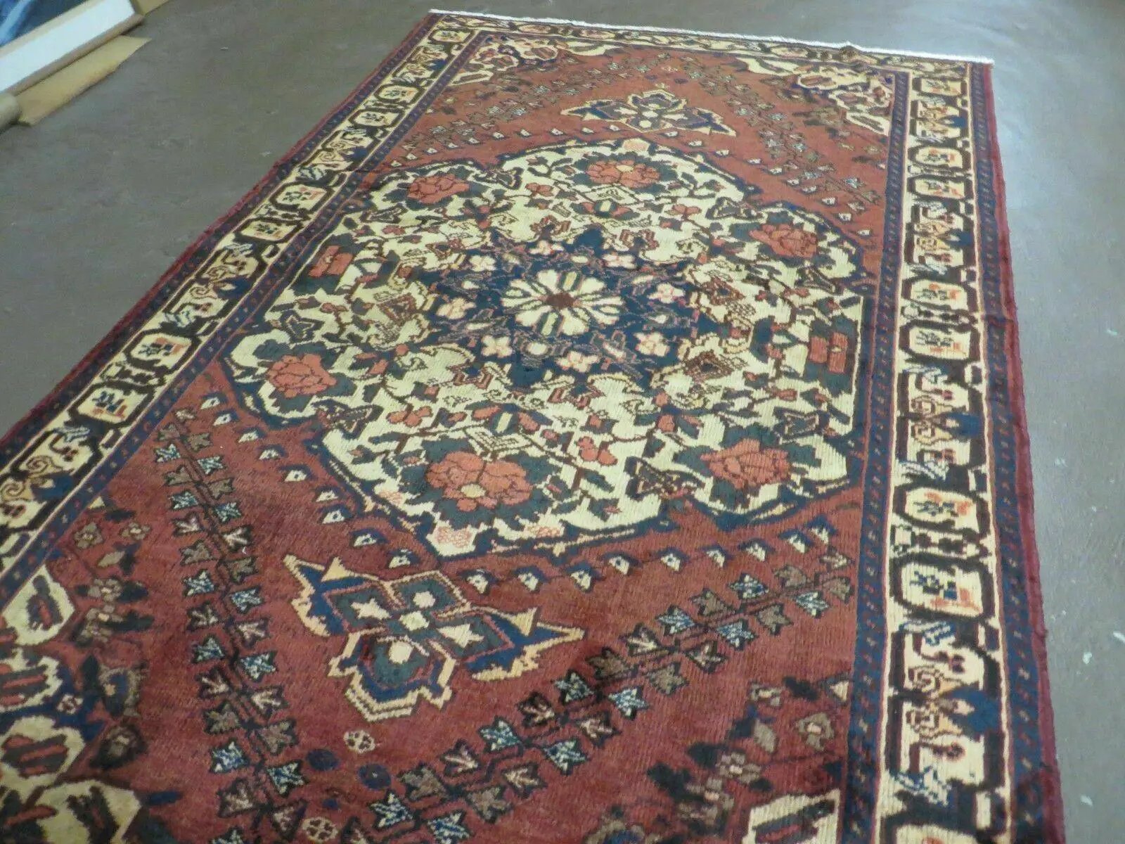 4' X 7' Antique 1920 Handmade Turkish Medallion Wool Rug Veg Dye Nice by Jewel Rugs