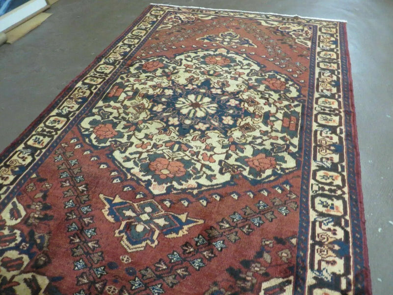 4' X 7' Antique 1920 Handmade Turkish Medallion Wool Rug Veg Dye Nice by Jewel Rugs
