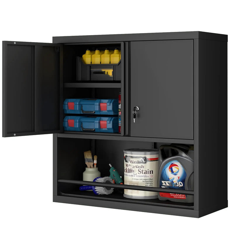 Metal Adjustable 2 Doors Storage Cabinet by HouseOfZazla