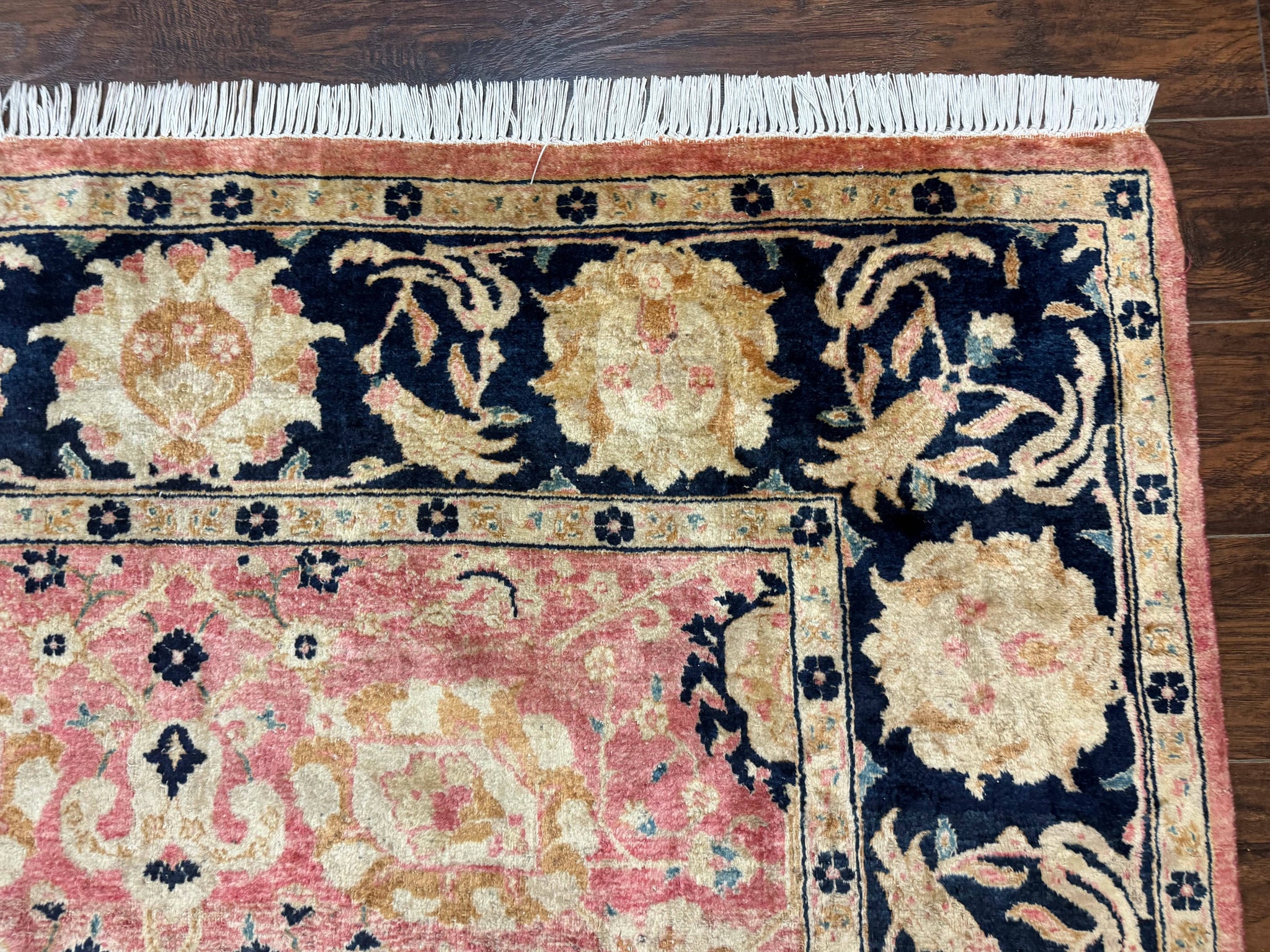 Indian Agra Rug 6x9, Allover Pattern, Traditional Wool Oriental Carpet by Jewel Rugs