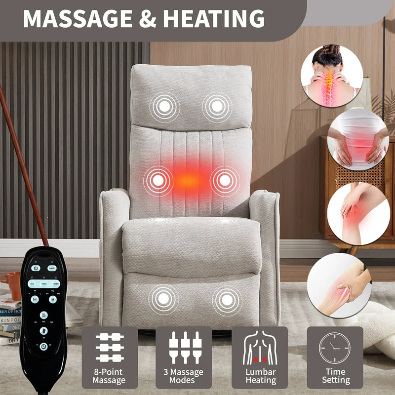 Comfortmax Swivel and Rocking Recliner by HouseOfZazla