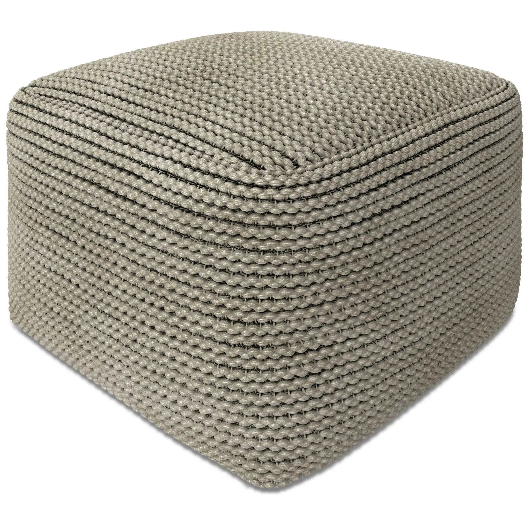 Eastmont - Outdoor / Indoor Pouf - Cream by HouseOfZazla