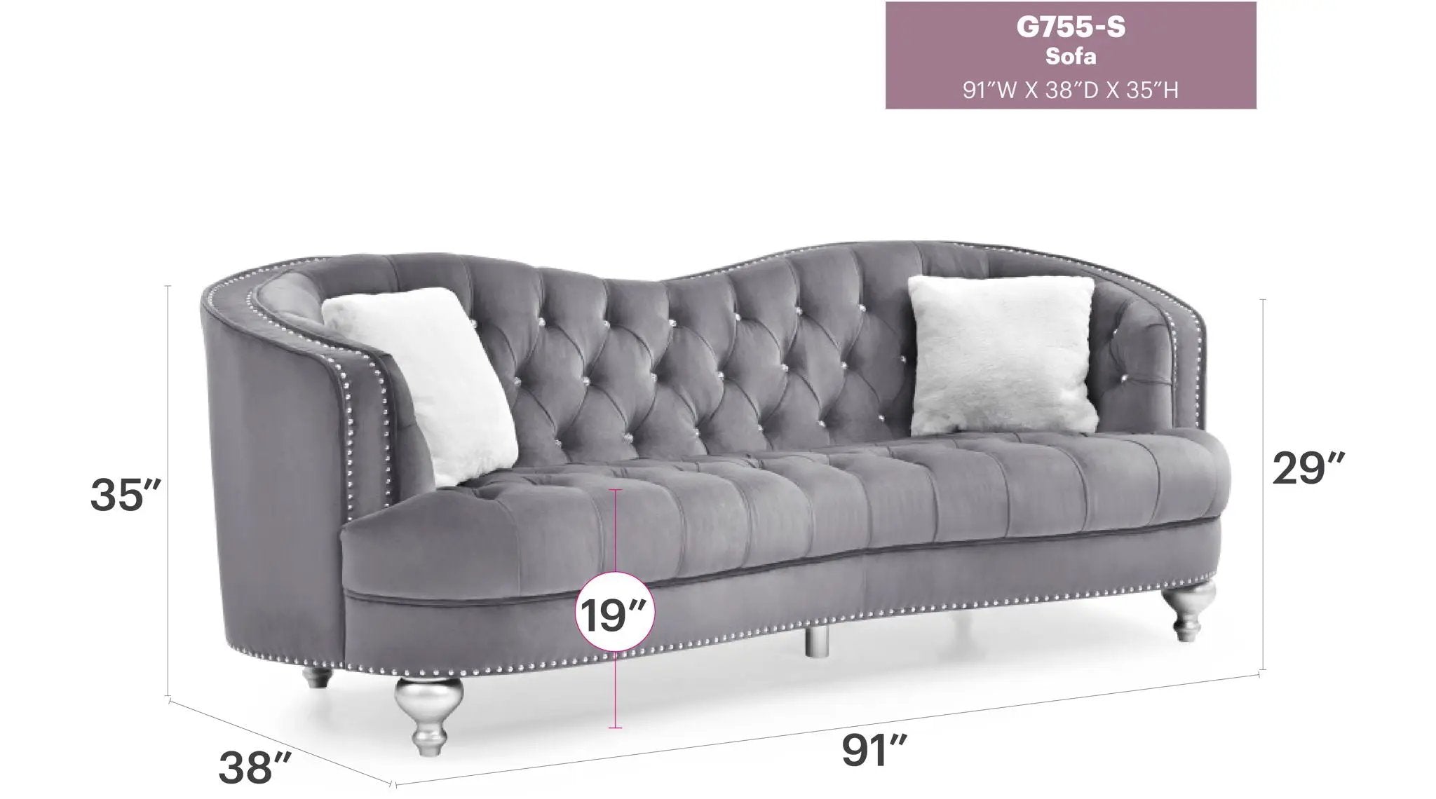 Jewel - Sofa by Unique Piece Furniture