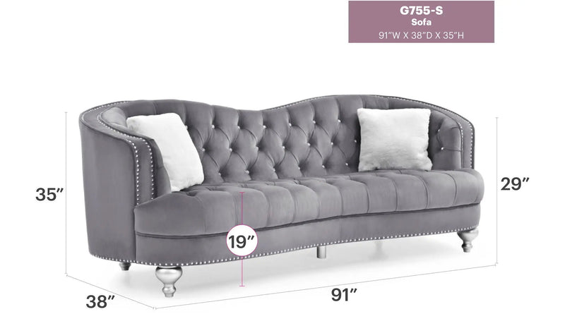Jewel - Sofa by Unique Piece Furniture