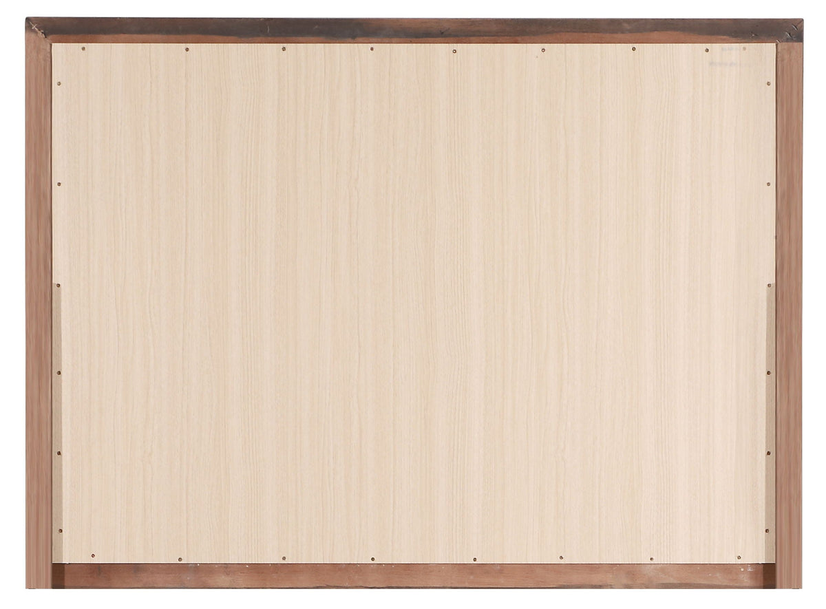LaVita Mirror with Contemporary Frame - Light Brown or Dark Brown, photo 9 of 15