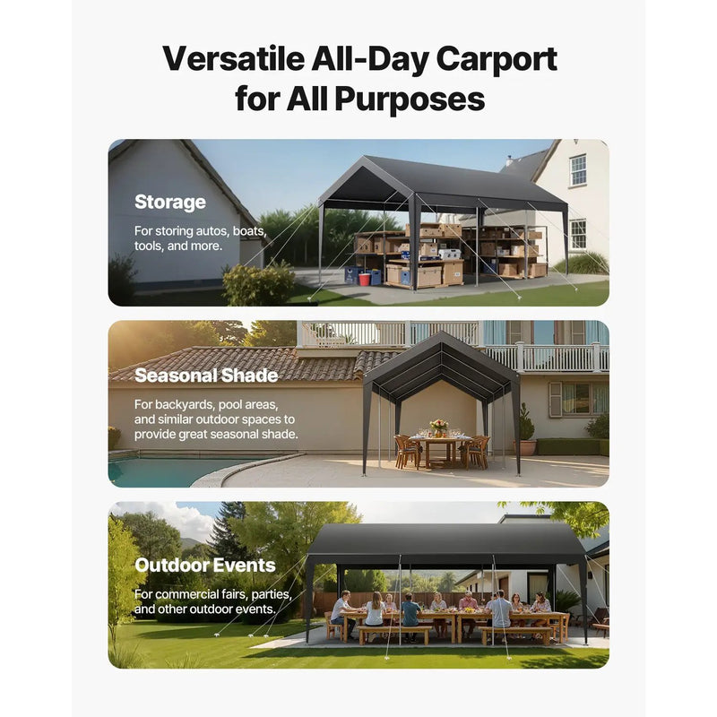 10 x 20 FT Heavy Duty Portable Car Garage Shelter Tent by HouseOfZazla