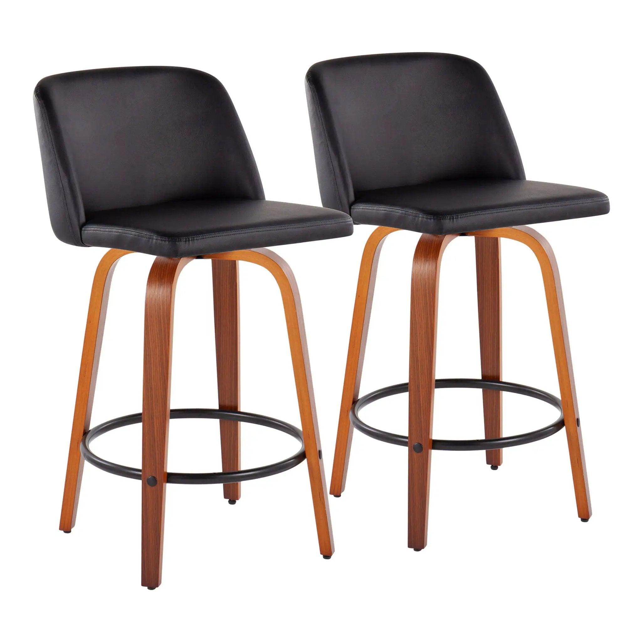 Toriano - Mid Century Modern, Counter Stool (Set of 2) by Unique Piece Furniture