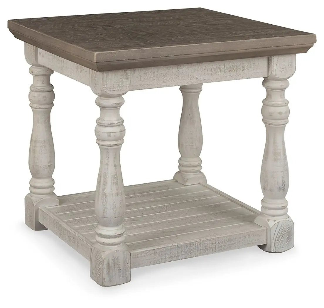 Havalance - Rectangular End Table - Gray / White by Unique Piece Furniture