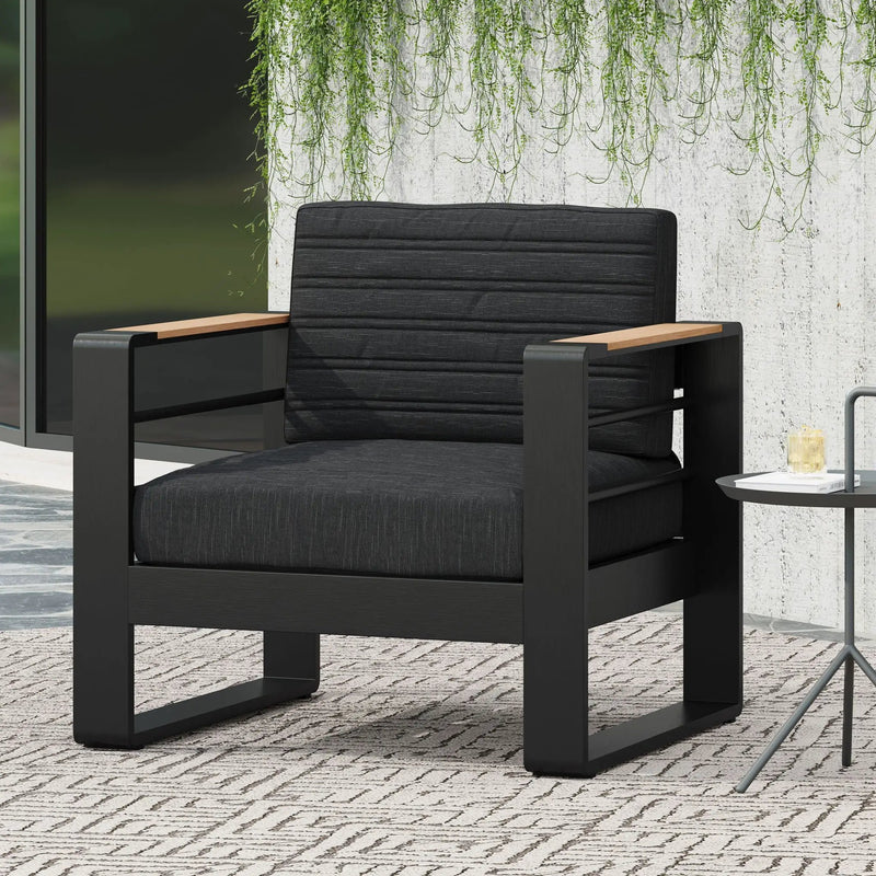 Giovanna Club Chair Set With Aluminum Frame by HouseOfZazla