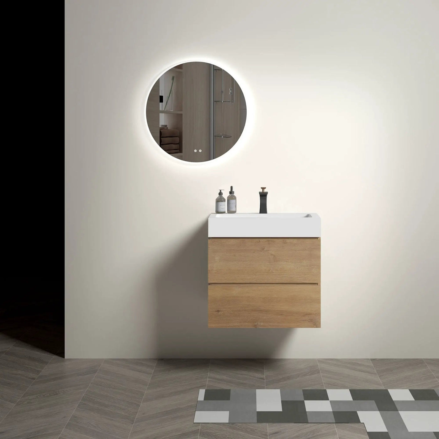 Alice Wall Mounted Bathroom Vanity with Sink by HouseOfZazla