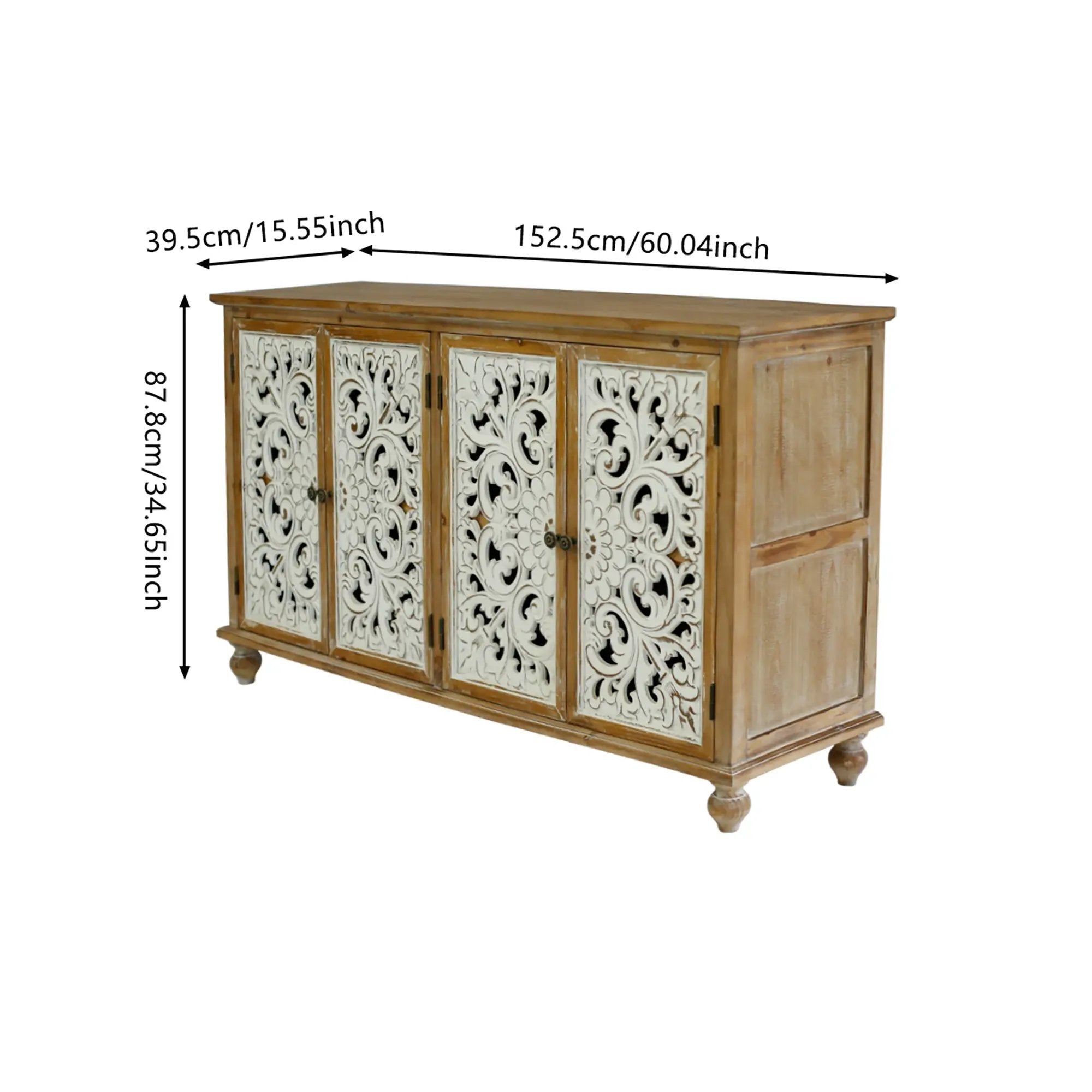 Accent Cabinet with 4 Doors by HouseOfZazla
