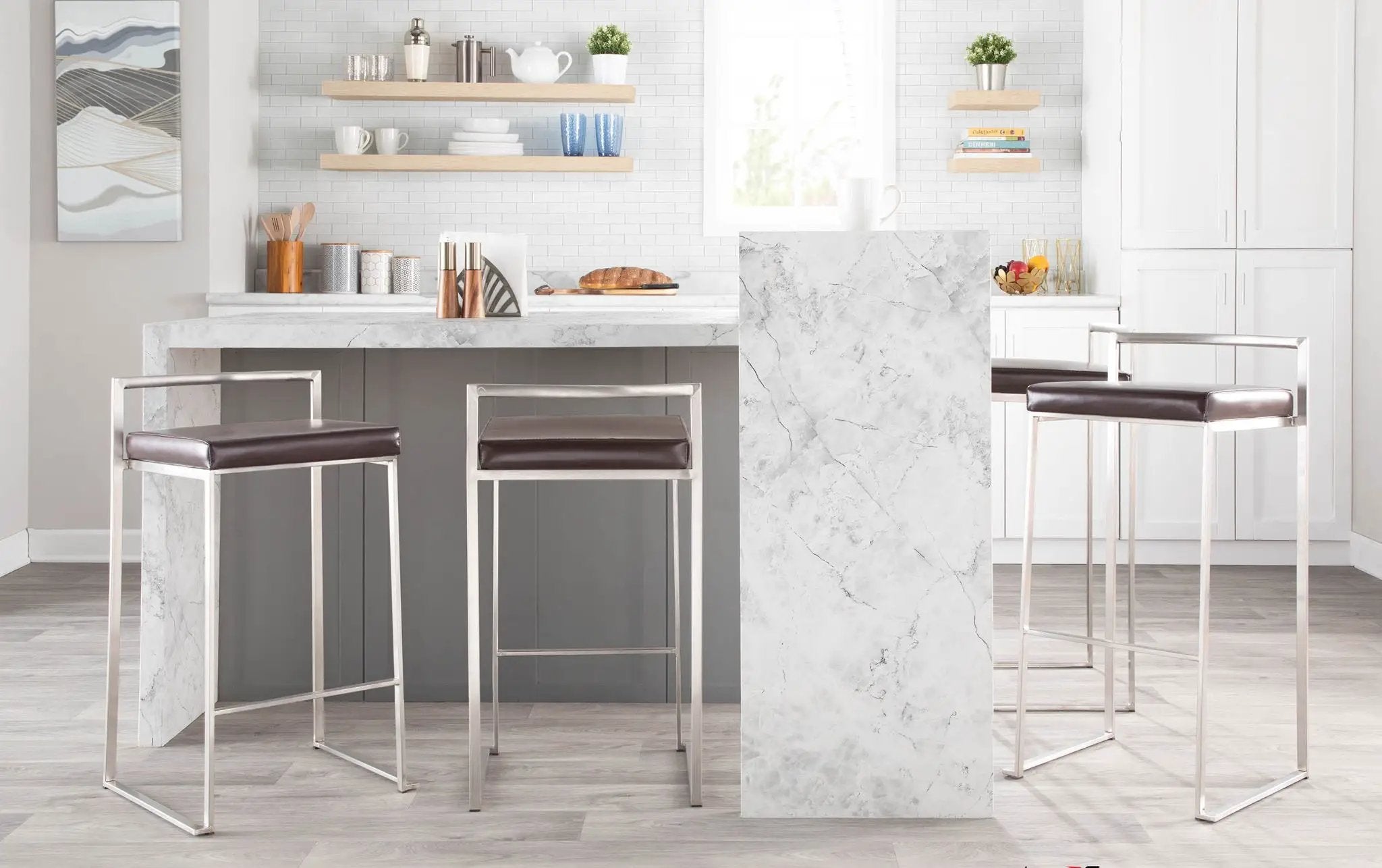 Fuji - Contemporary Stackable Design Barstool by Unique Piece Furniture