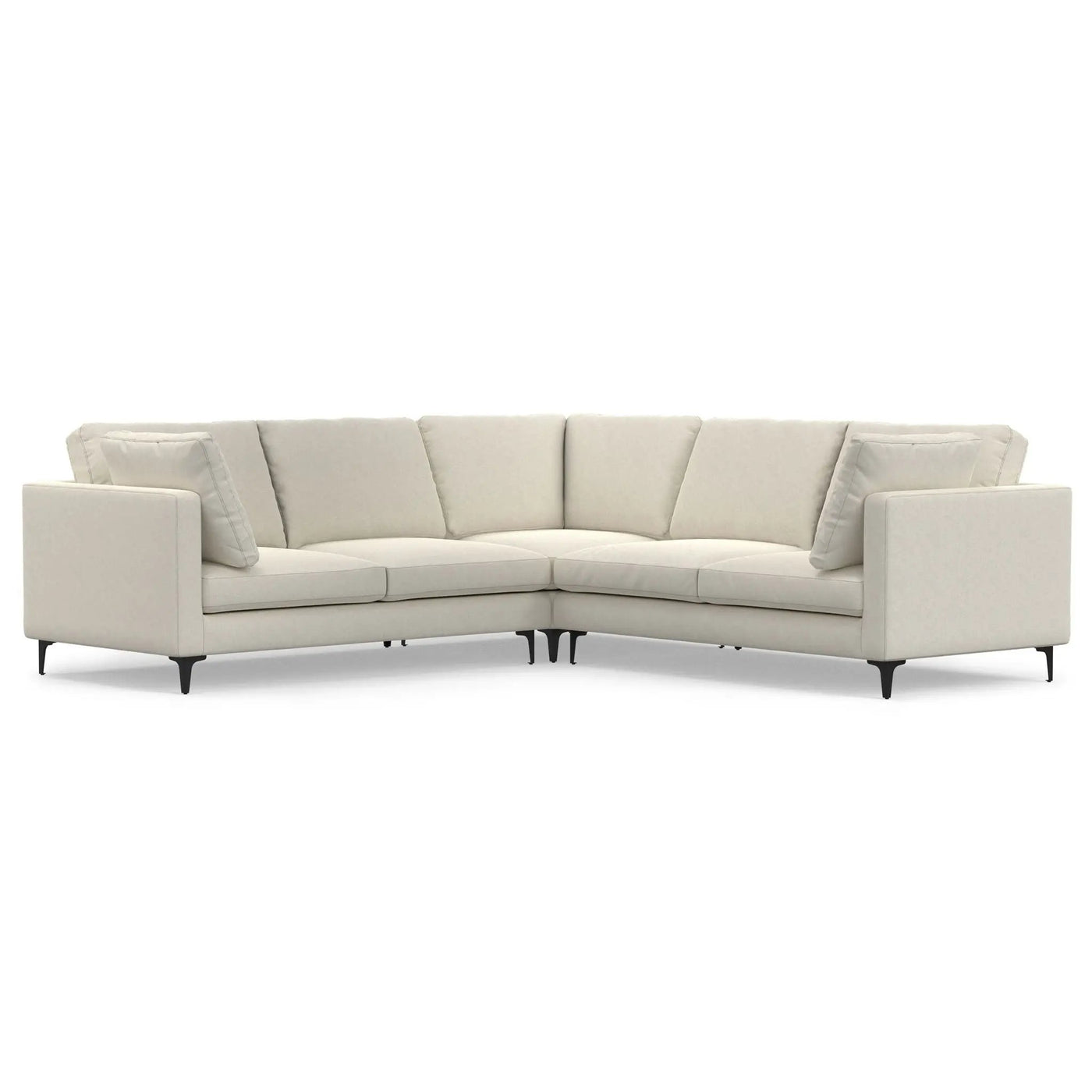 Ava - Mid Century Corner Sectional Sofa Handcrafted by Unique Piece Furniture