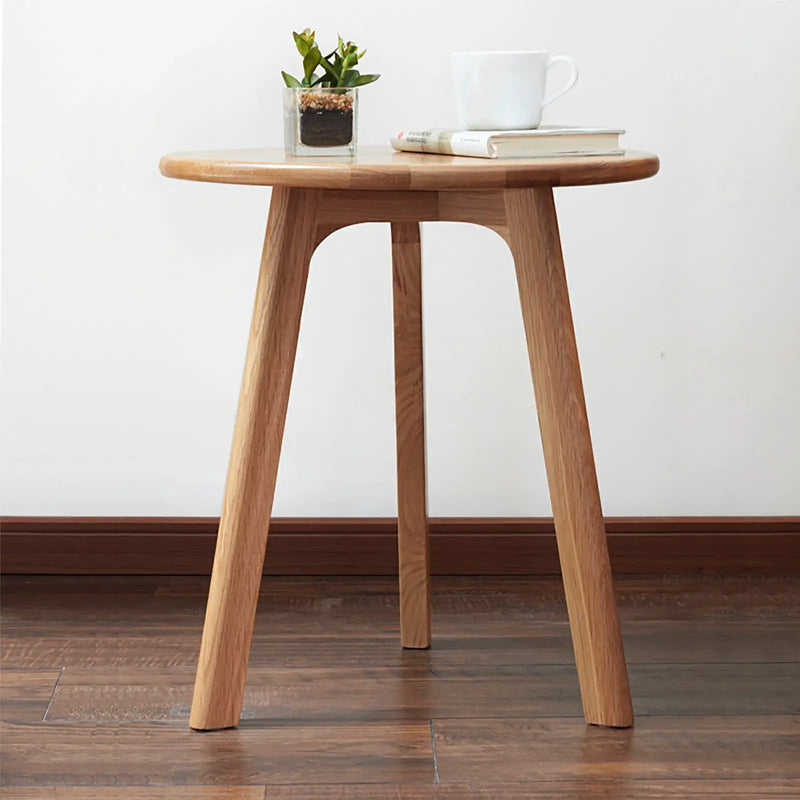 Round Small End Table, Side Table For Bedroom & Balcony by Unique Piece Furniture