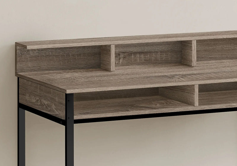 Computer Desk For Home Office, Standing, Storage Shelves, Laptop, Contemporary & Modern by Unique Piece Furniture