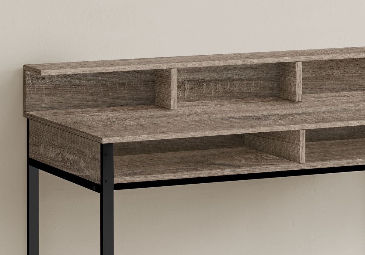 Computer Desk for Home Office with Standing Storage Shelves, photo 9 of 16