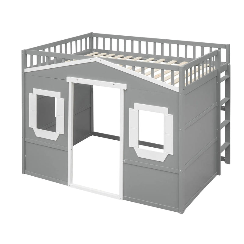 Elegant House Loft Bed With Ladder