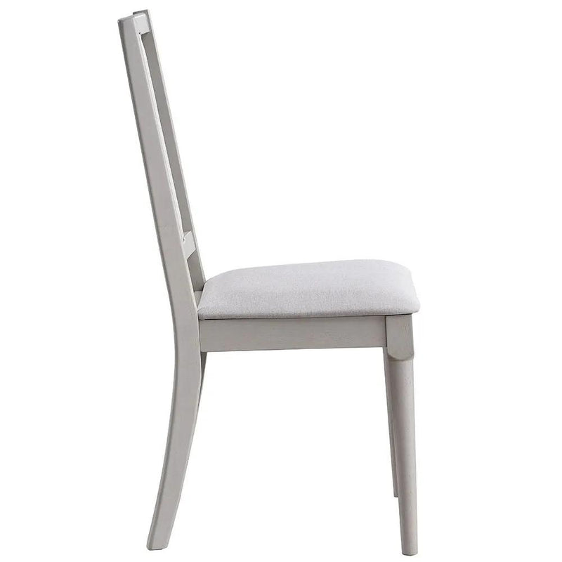 Marta - Side Chair (Set of 2) - Beige Linen & Natural by Unique Piece Furniture