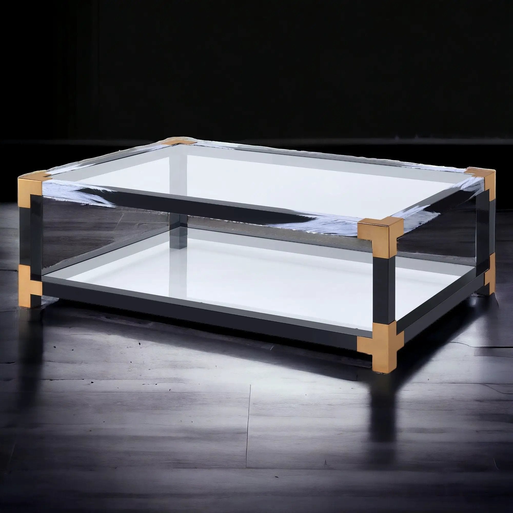 Lafty - Glass Table - Multi by HouseOfZazla