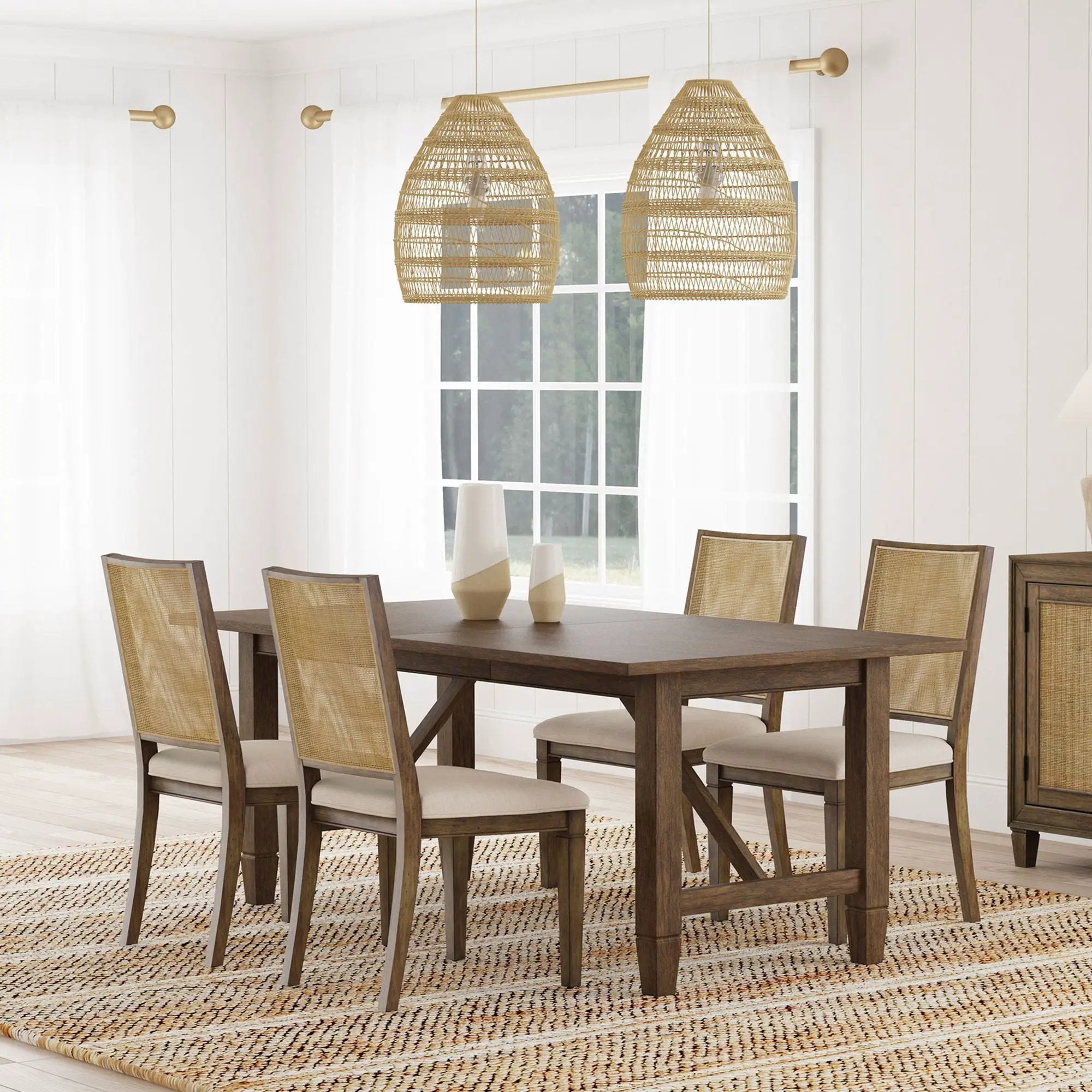 Jamie - Rectangular Dining Table Set by HouseOfZazla