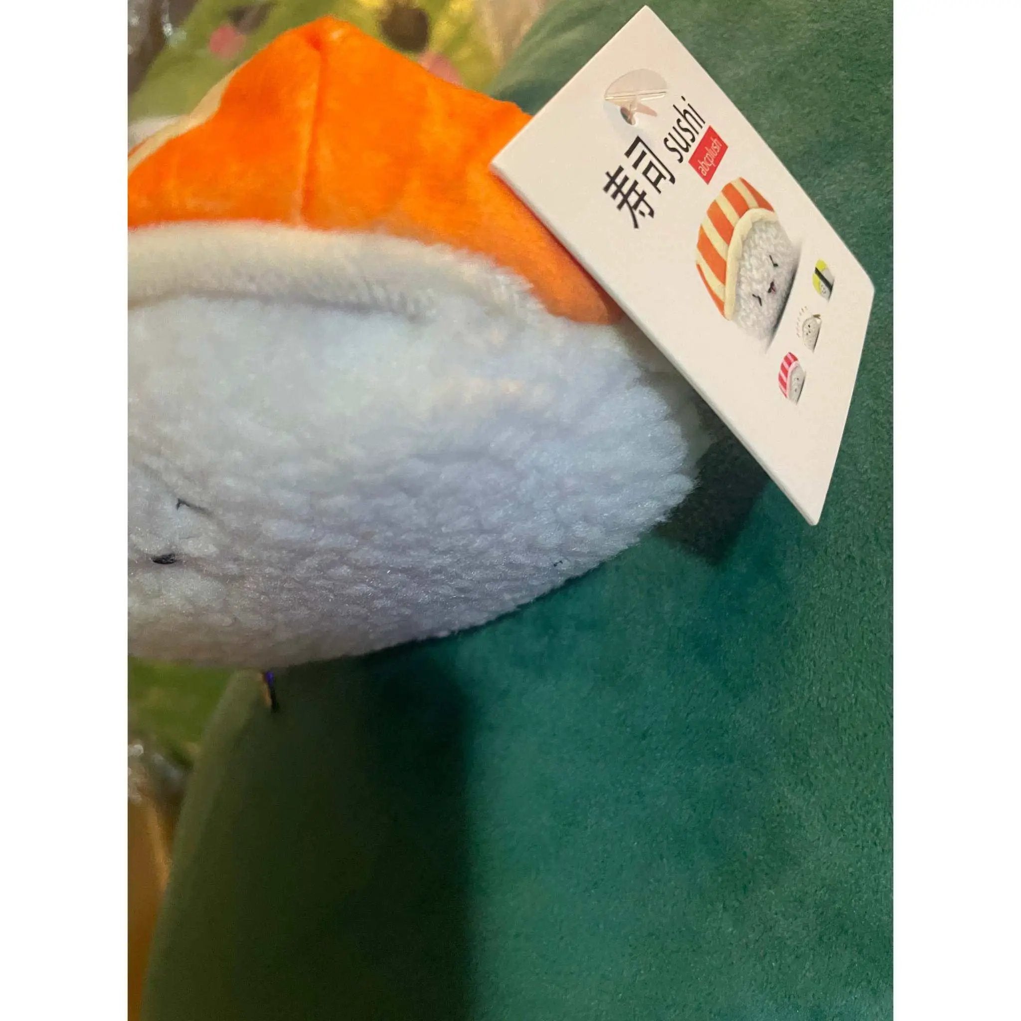 Sushi Plush Keychain 5 Soft Cute Design (Salmon) by Selzalot