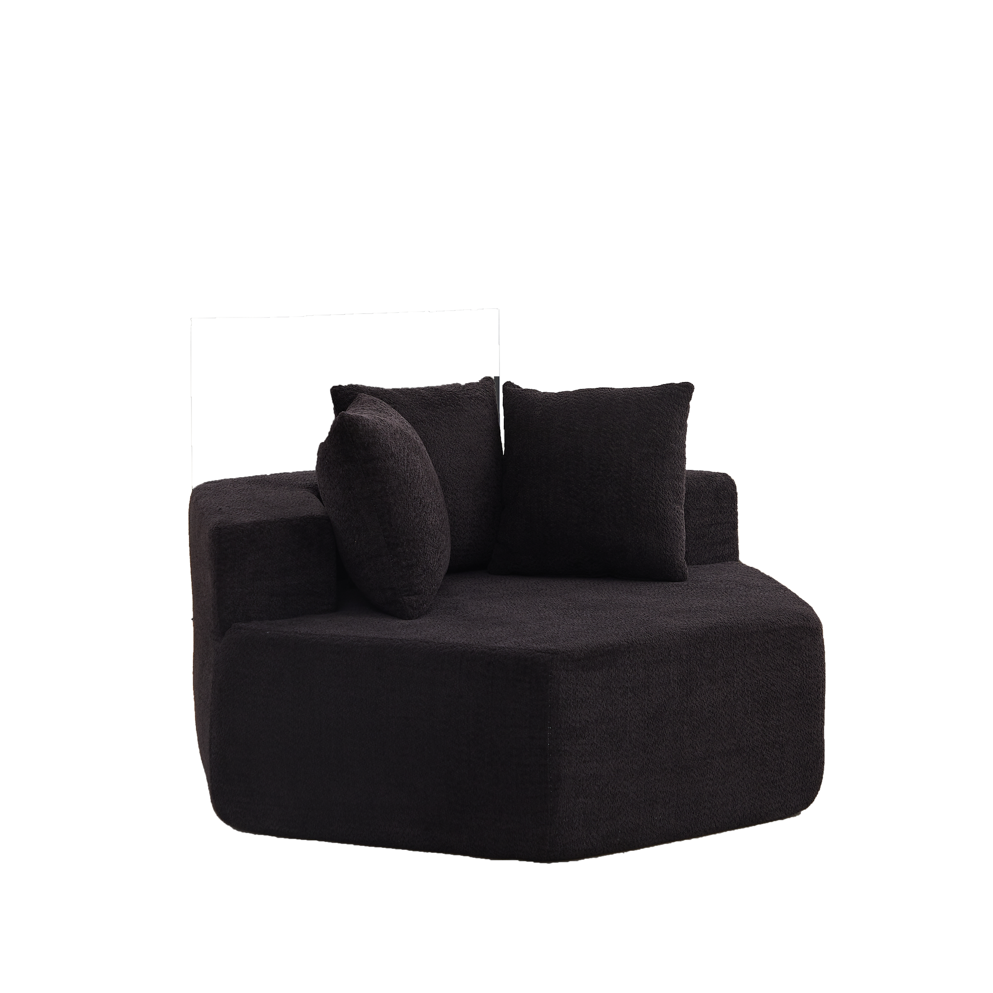 54-inch Modern-style Hexagonal Single Lounge Chair by HouseOfZazla