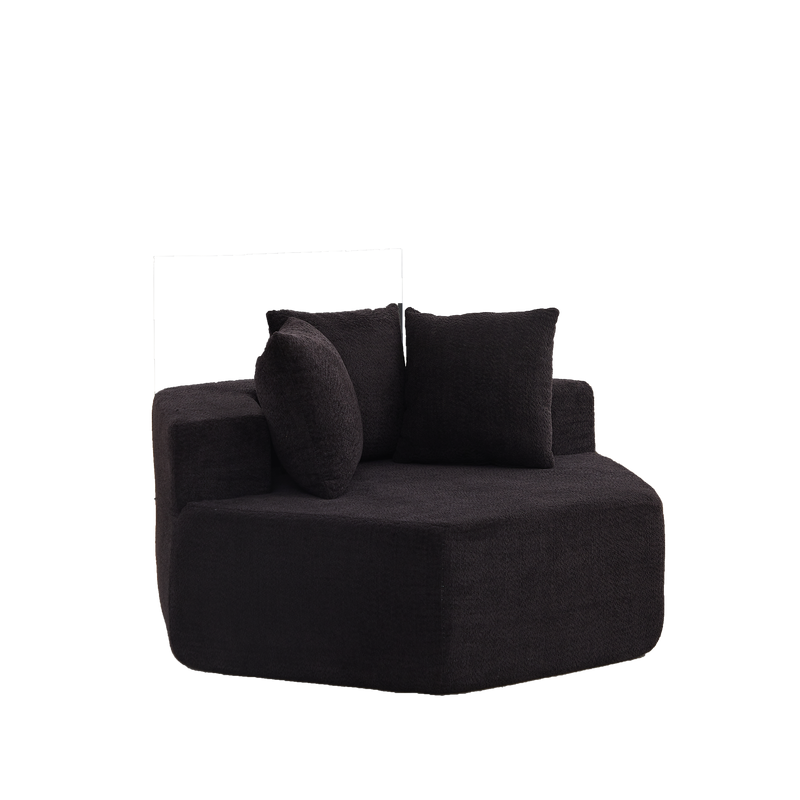 54-inch Modern-style Hexagonal Single Lounge Chair by HouseOfZazla
