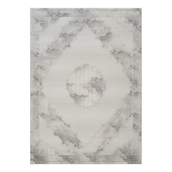 Geometrix - Medallion Rug With Geometric 3D Effect