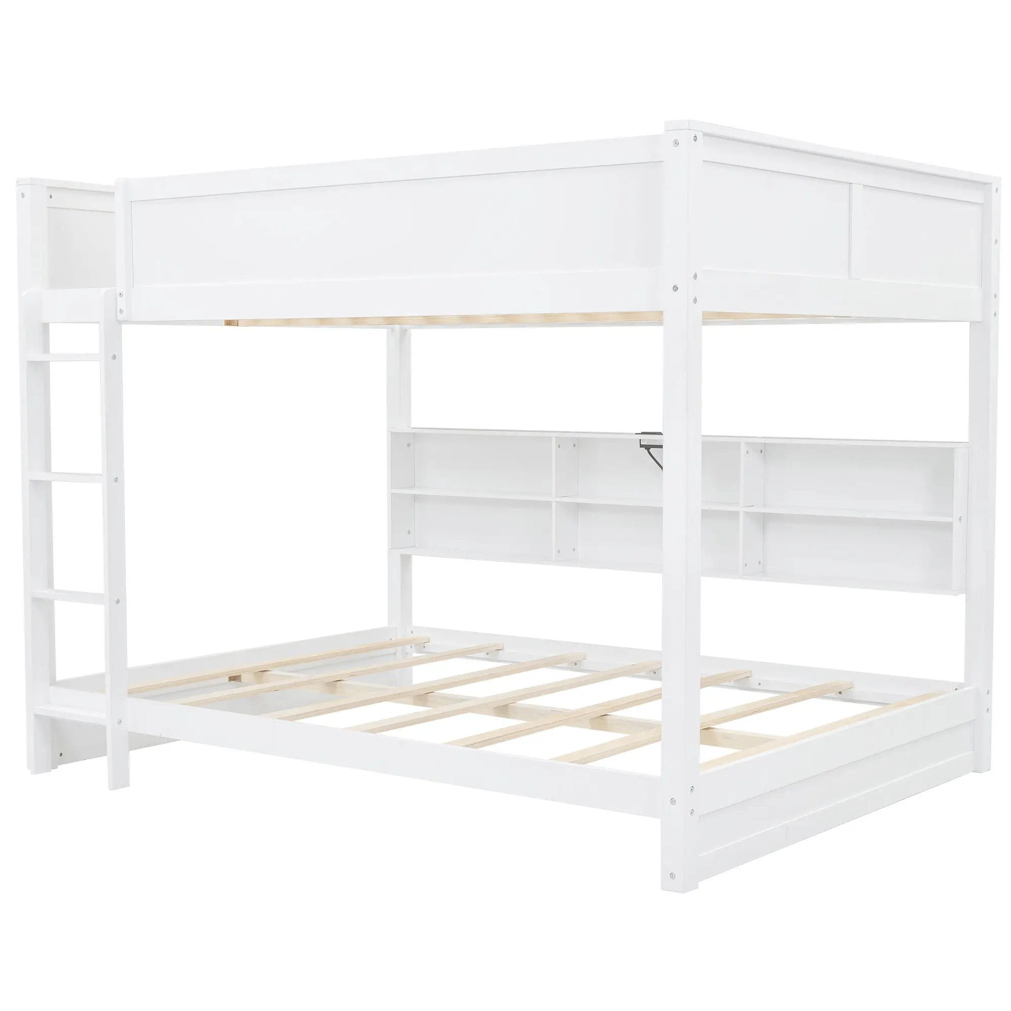 Bunk Bed With Storage Cabinets And USB Ports by Unique Piece Furniture