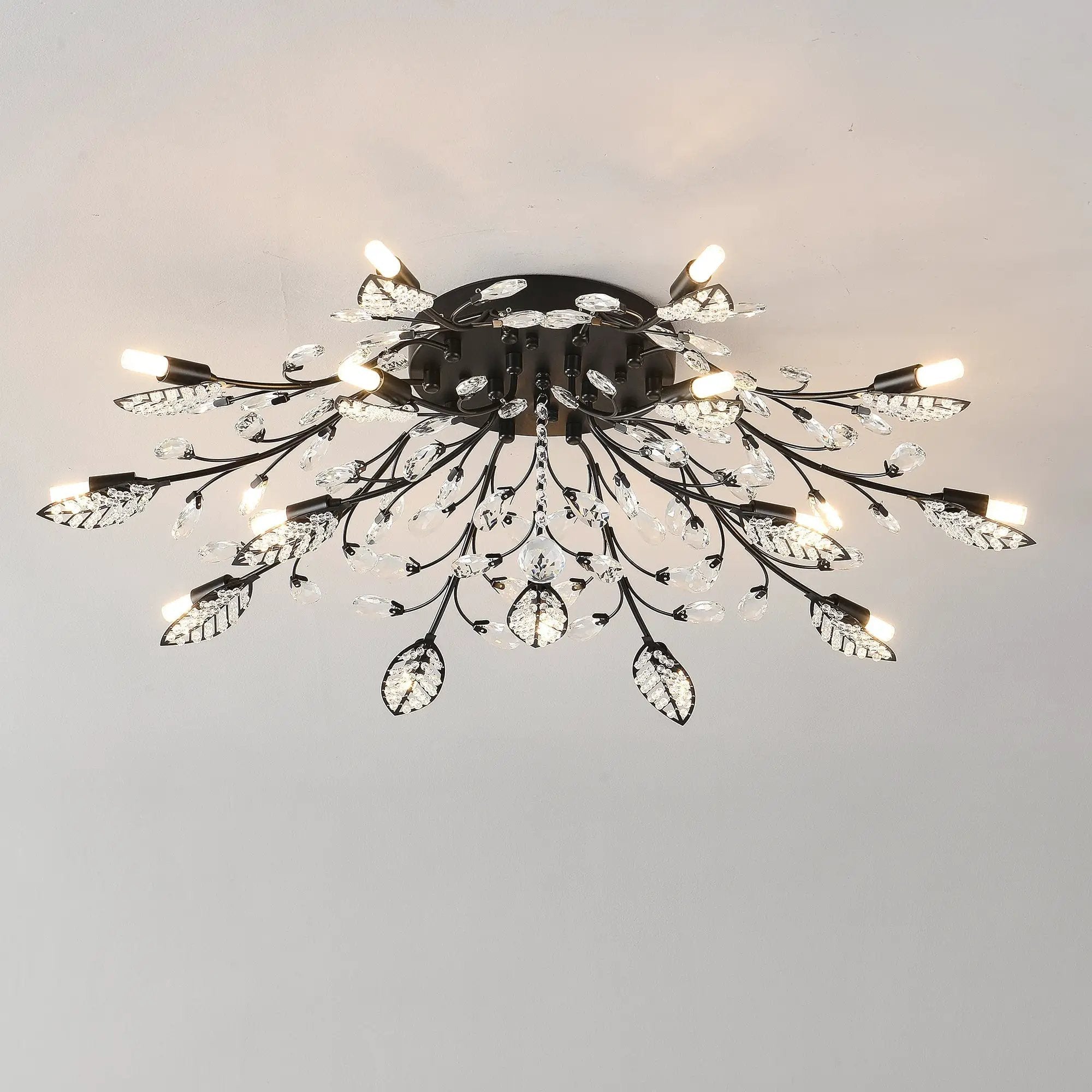 15-Light Chandelier Crystal Ceiling Lamp by HouseOfZazla