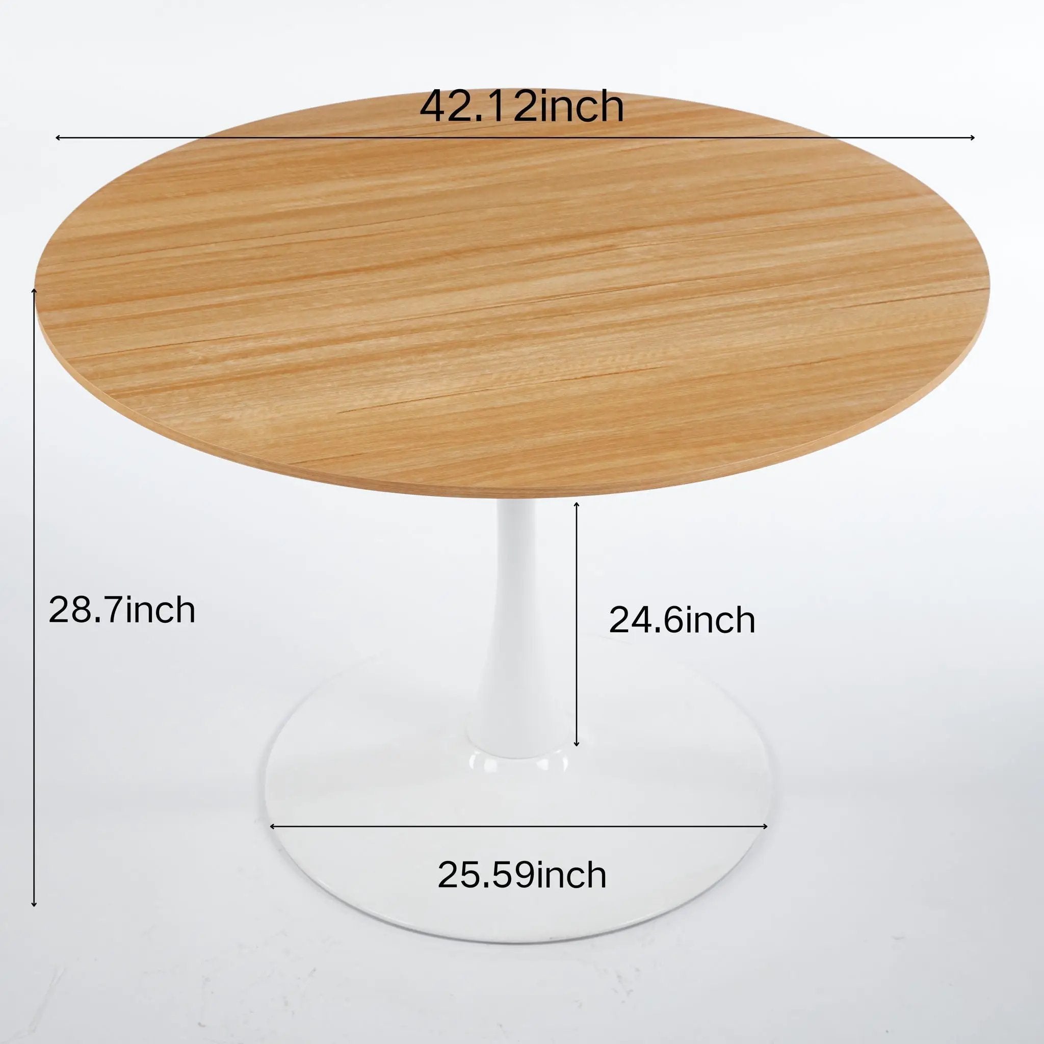 Mid-Century Tulip Dining Table With Round Top by HouseOfZazla