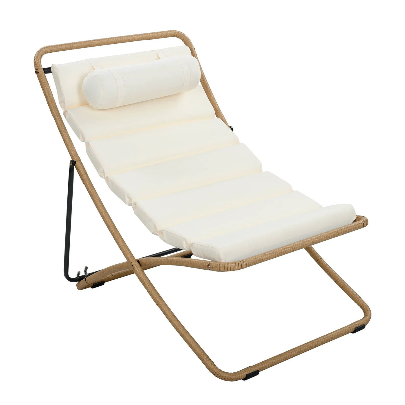 Outdoor Folding Chair With Adjustable Backrest (Set of 2) by HouseOfZazla