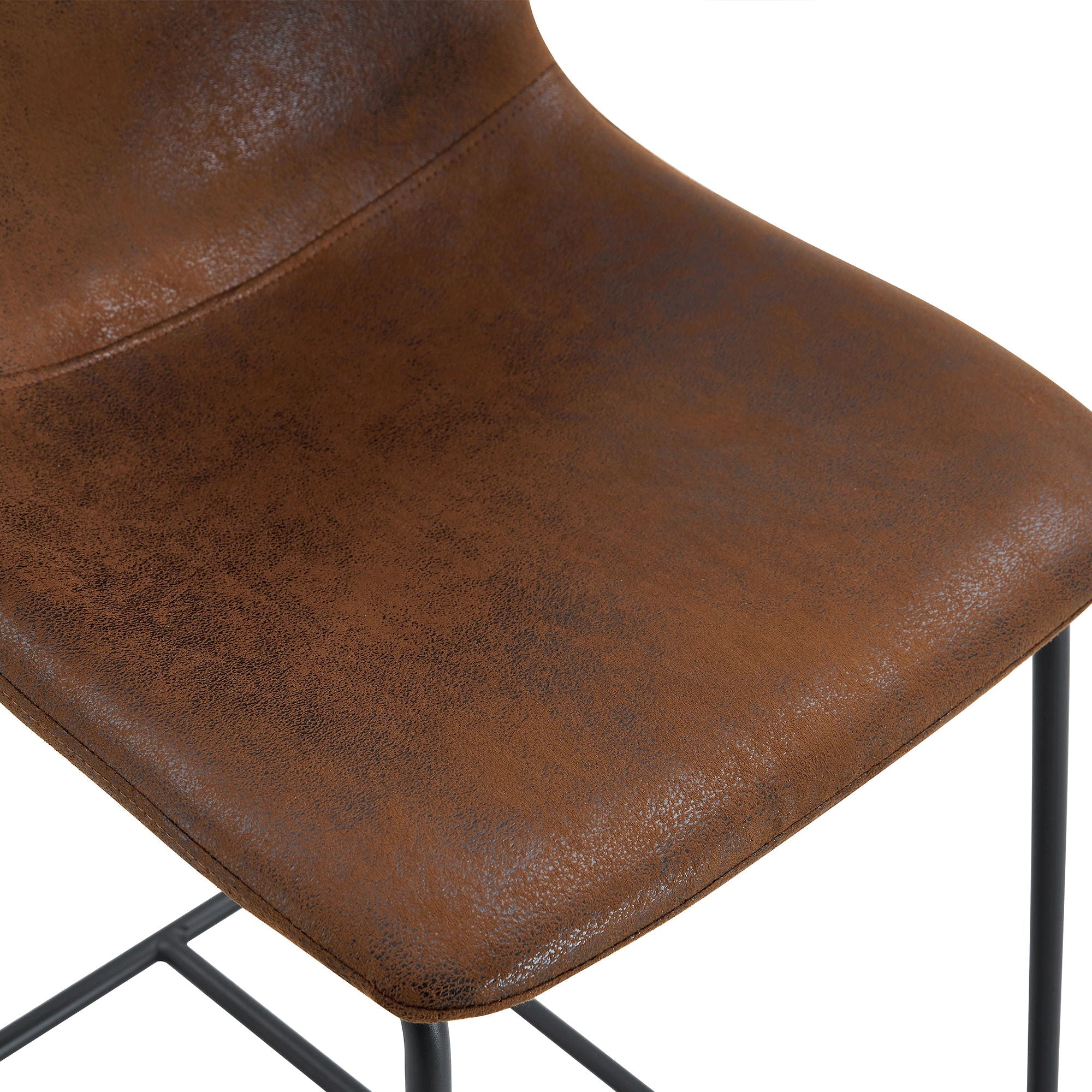 Retro Bar Chairs, Comfortable Stools (Set of 2) by HouseOfZazla