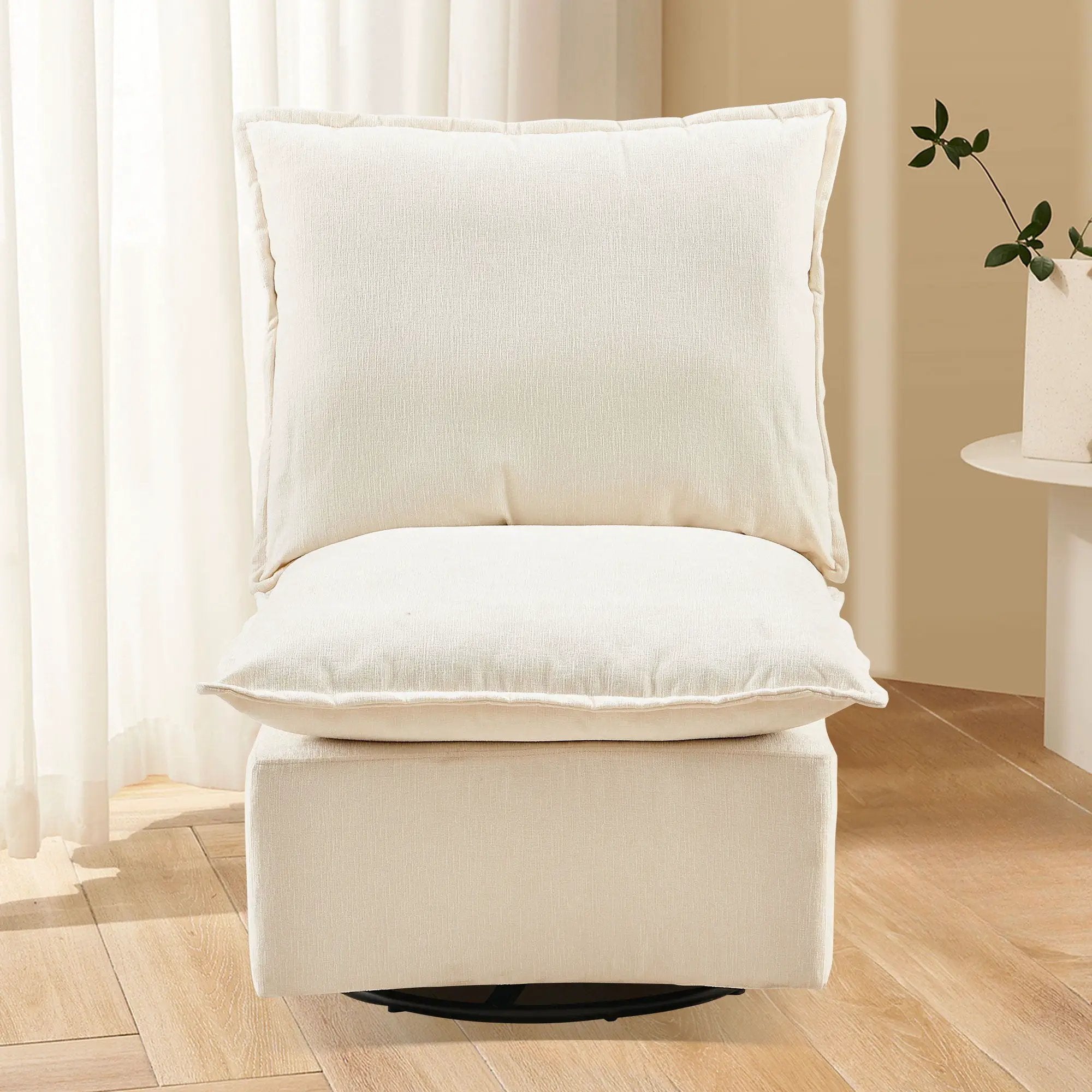 Detachable Single 360 Swivel Rocking Rocker, 360 Swivel Sofa Chair & Single Sofa Lounge, Comfortable Seating For Living Room & Bedroom Sofa 1 Piece by HouseOfZazla