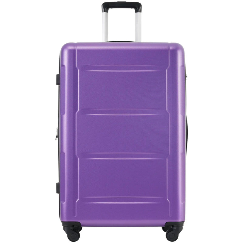 2 Piece Luggage Set With Bags Expanable Spinner Wheels ABS Lightweight Suitcase With Tsa Lock 20" / 28" by HouseOfZazla