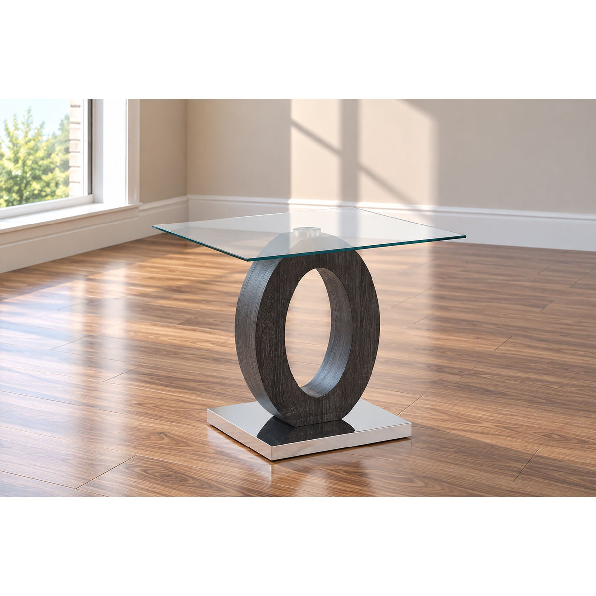 Tracker - End Table - Brown White, photo 4 of 6