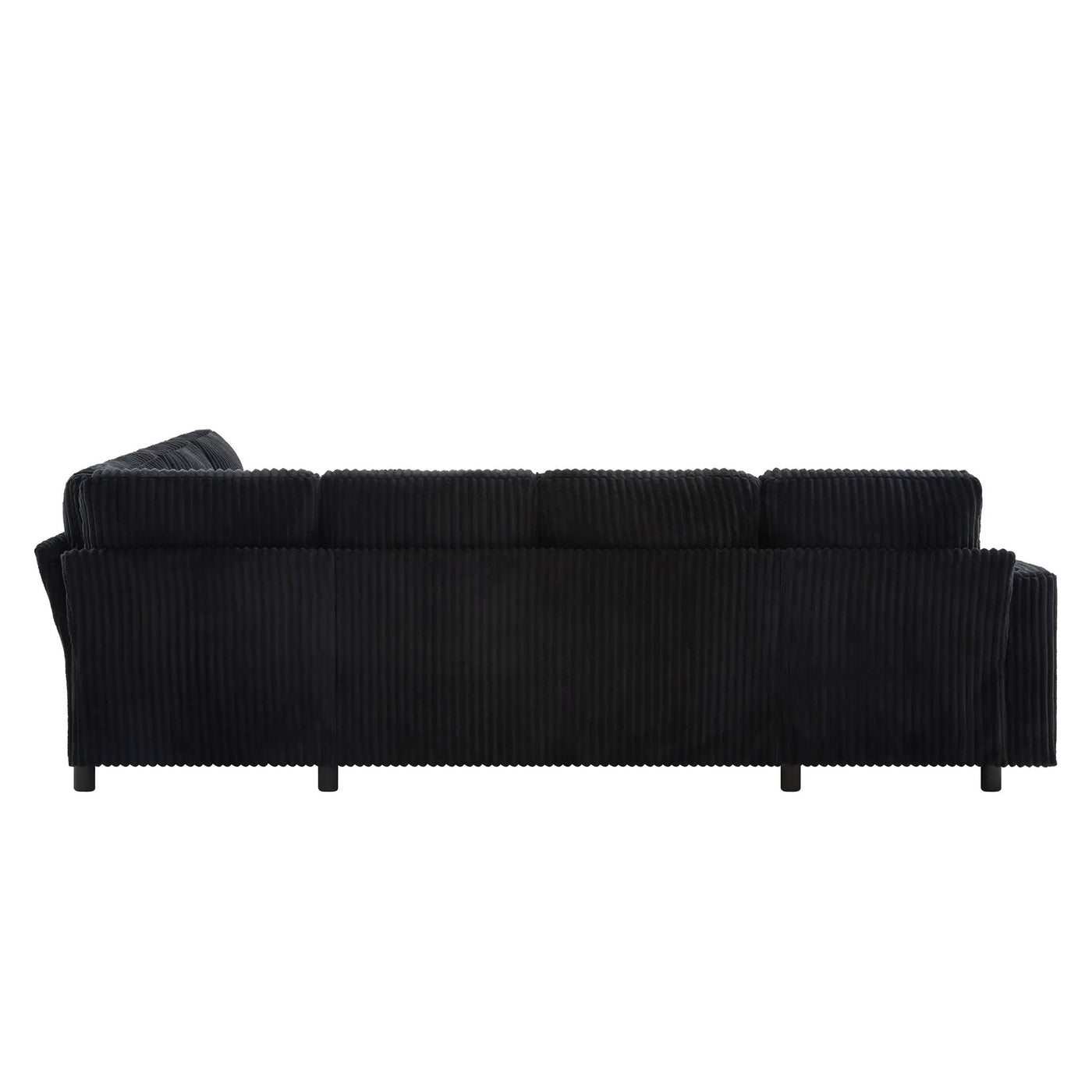 Convertible U-Shaped Sectional Sofa Bed With USB Ports And Storage by HouseOfZazla
