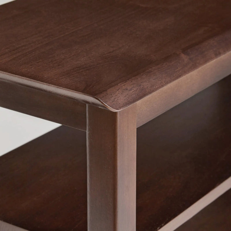 2-Tier Solid Wood Shoe Bench by HouseOfZazla