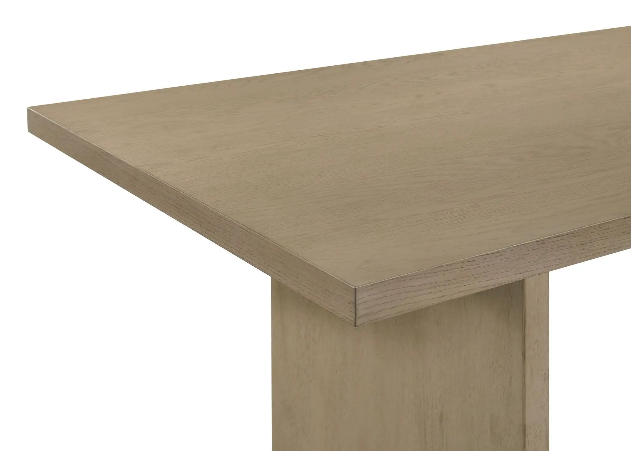 Decker 7-piece 82-inch Rectangular Dining Set Cream and Natural Oak by Unique Piece Furniture