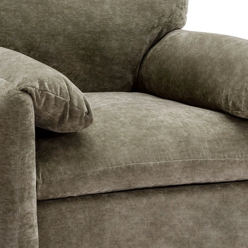 Oversized Accent Single Sofa Lounge Chair - Matcha Green by HouseOfZazla